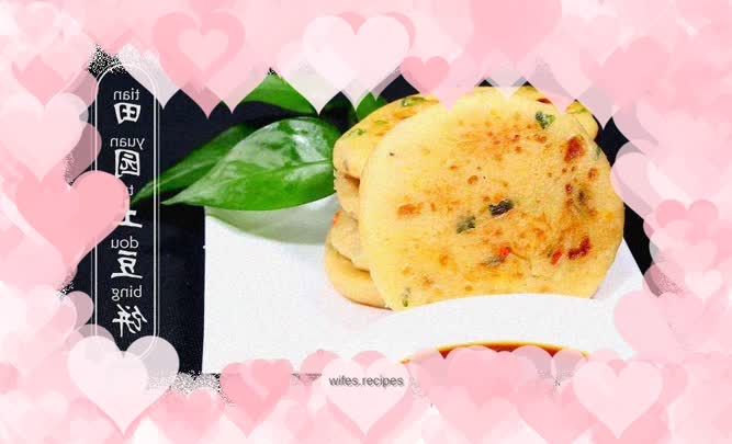 Beautiful garden potato cakes