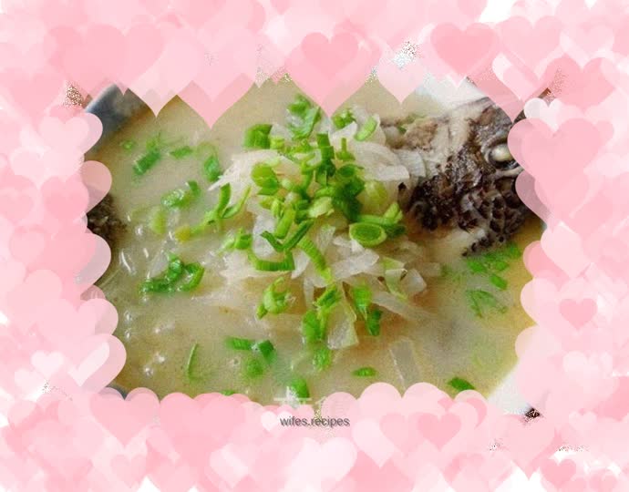 Shredded radish fish soup
