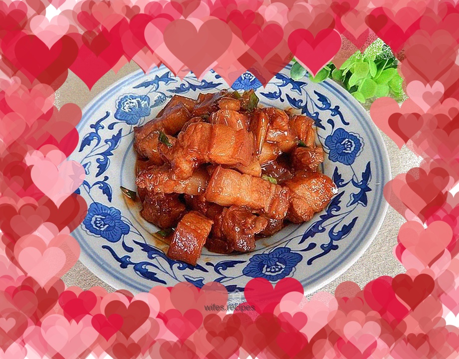 Always loved: braised pork with fermented bean curd