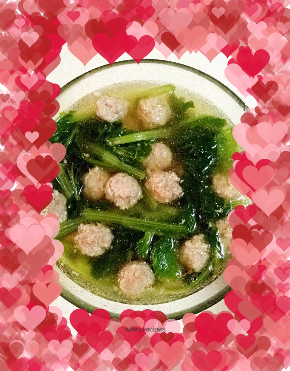 Braised Chinese cabbage meatballs