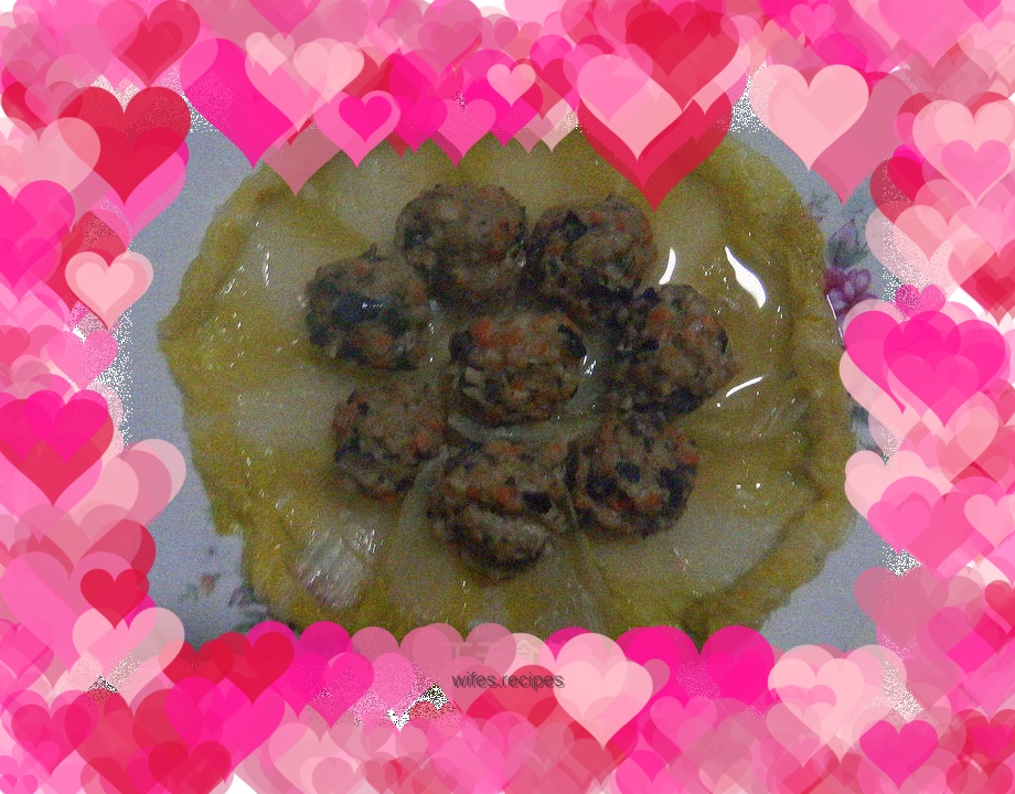 Steamed meatballs