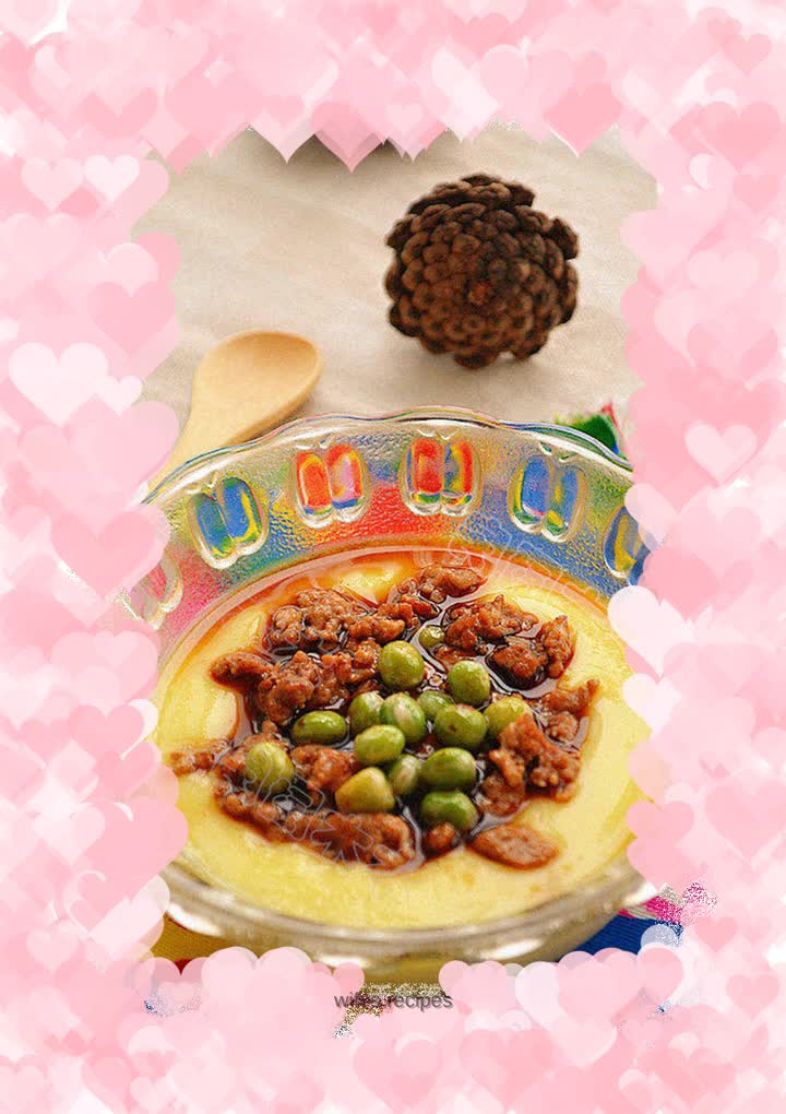 Steamed Egg with Minced Pork