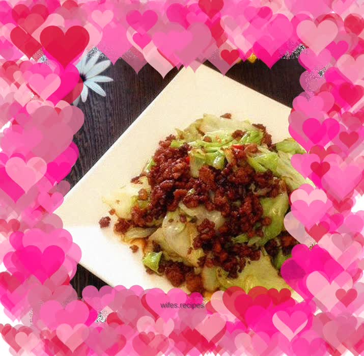 Sautéed Minced Pork and Cabbage