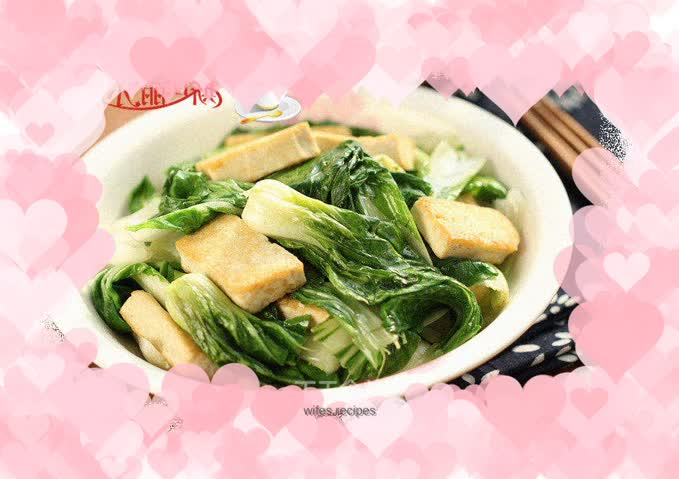 Stir-fried cabbage with tofu