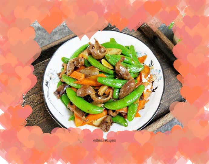 Stir-fried Sweet Beans with Duck Offal
