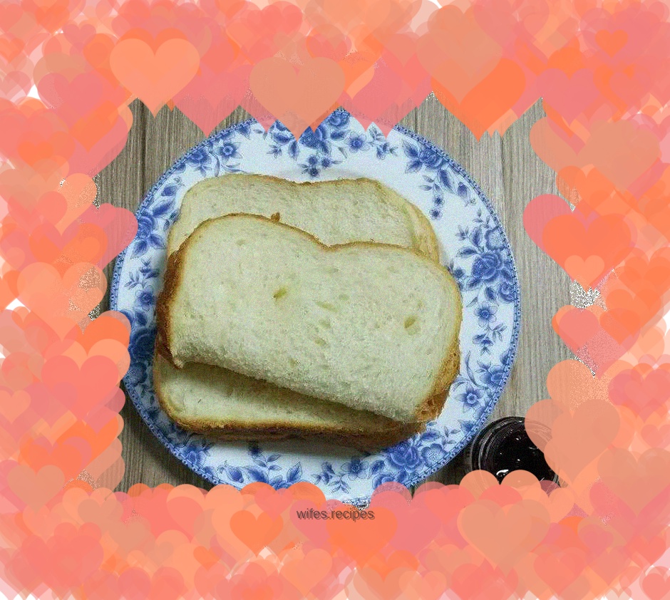 Old Hong Kong style toast (bread machine version)
