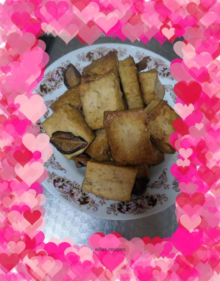 Grilled Tofu with Mushrooms