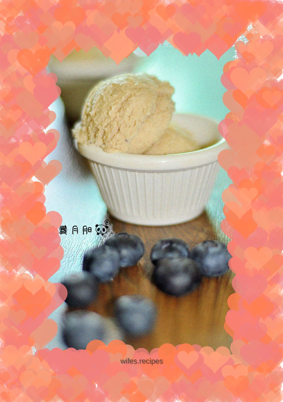 Blue Cherry Rum Ice Cream