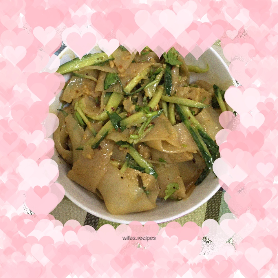 Sesame paste cold skin