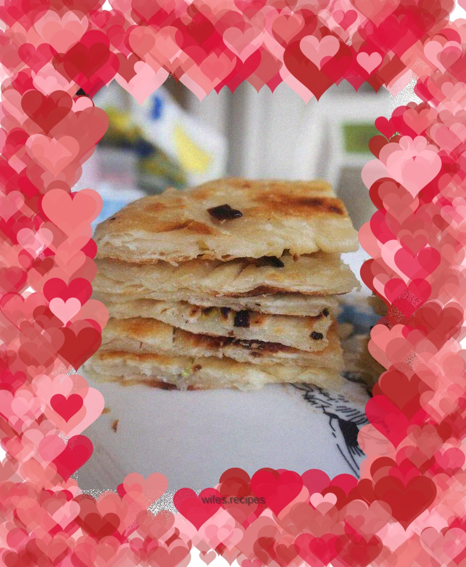 The first choice for breakfast - scallion pancakes that get better and better the more you chew them