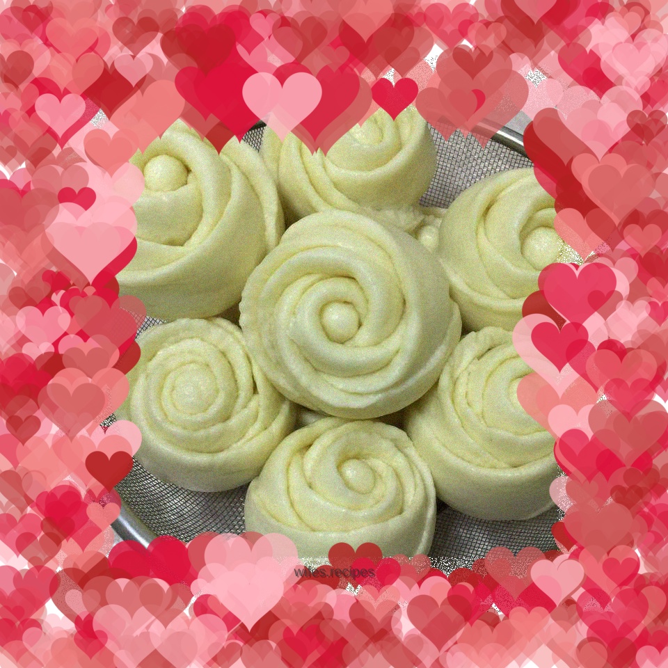 Milky Rose Steamed Buns