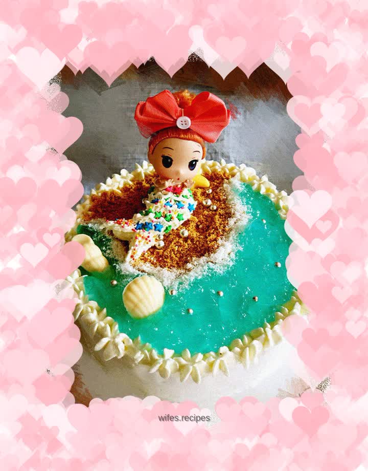 Barbie Mermaid Cake