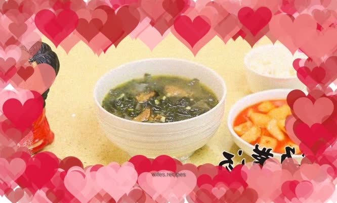 Healthy and delicious kelp soup that everyone in longevity country eats
