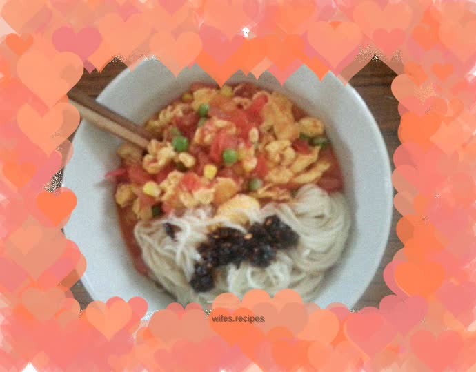 Tomato and egg noodles