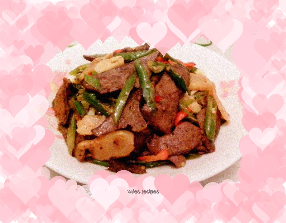 Soak the liver tips with ginger