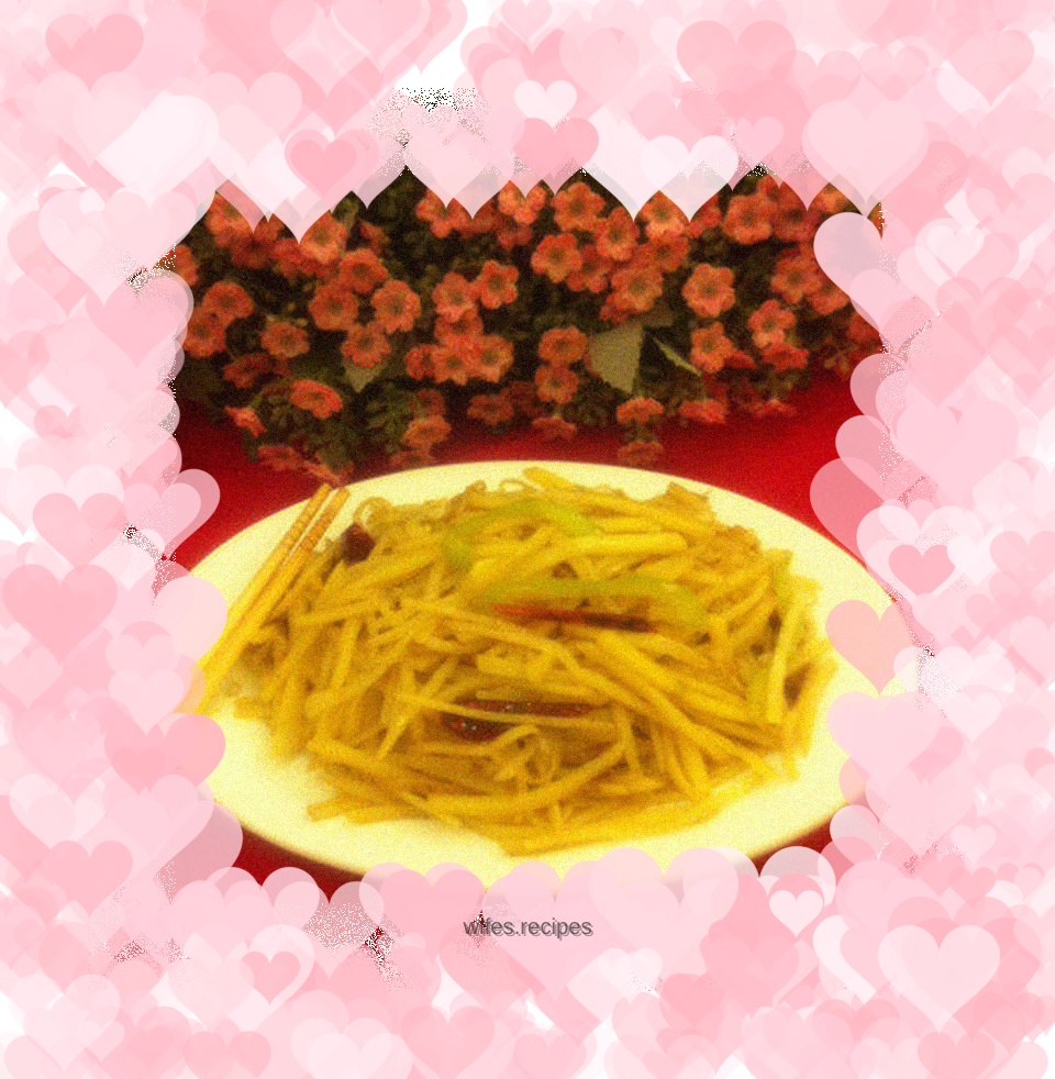 Hot and sour potato shreds