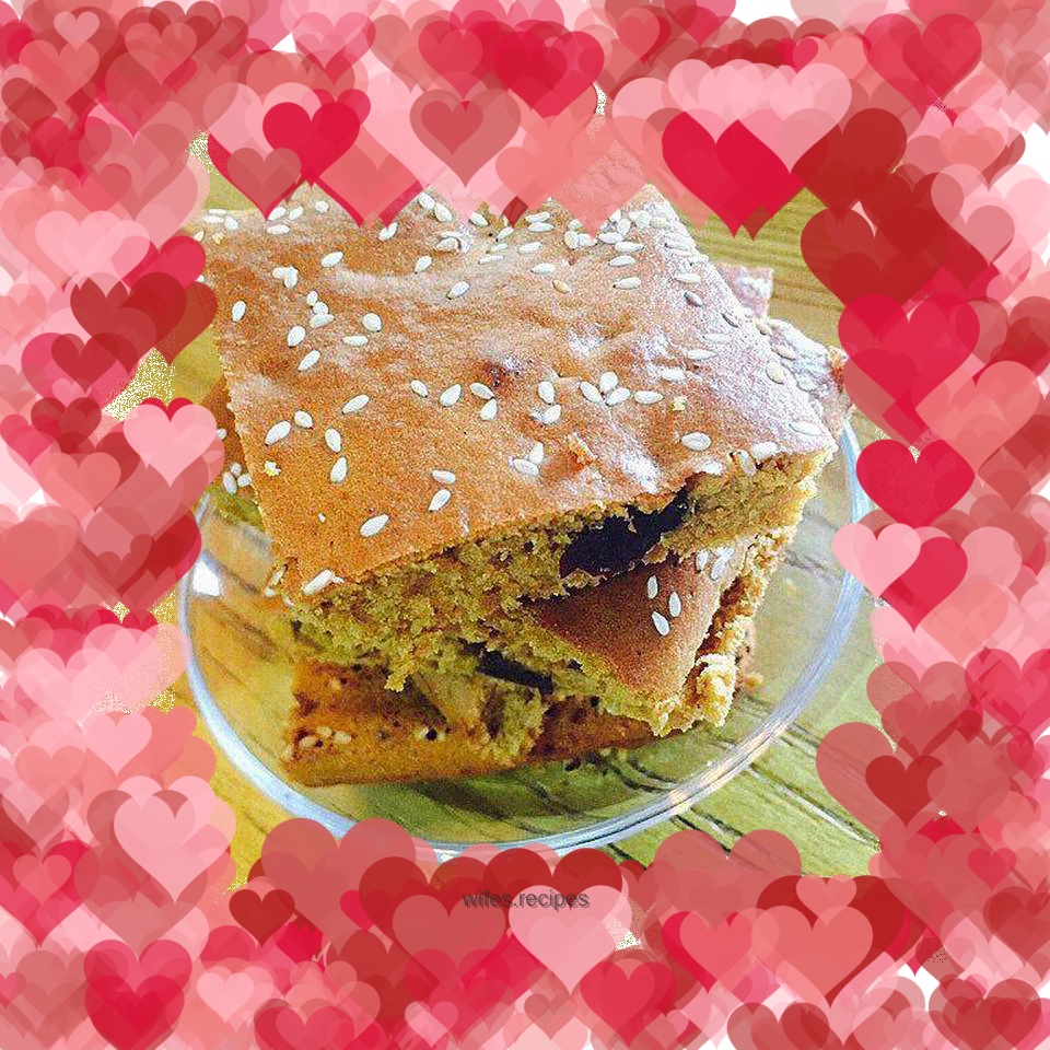 Brown sugar and red date cake