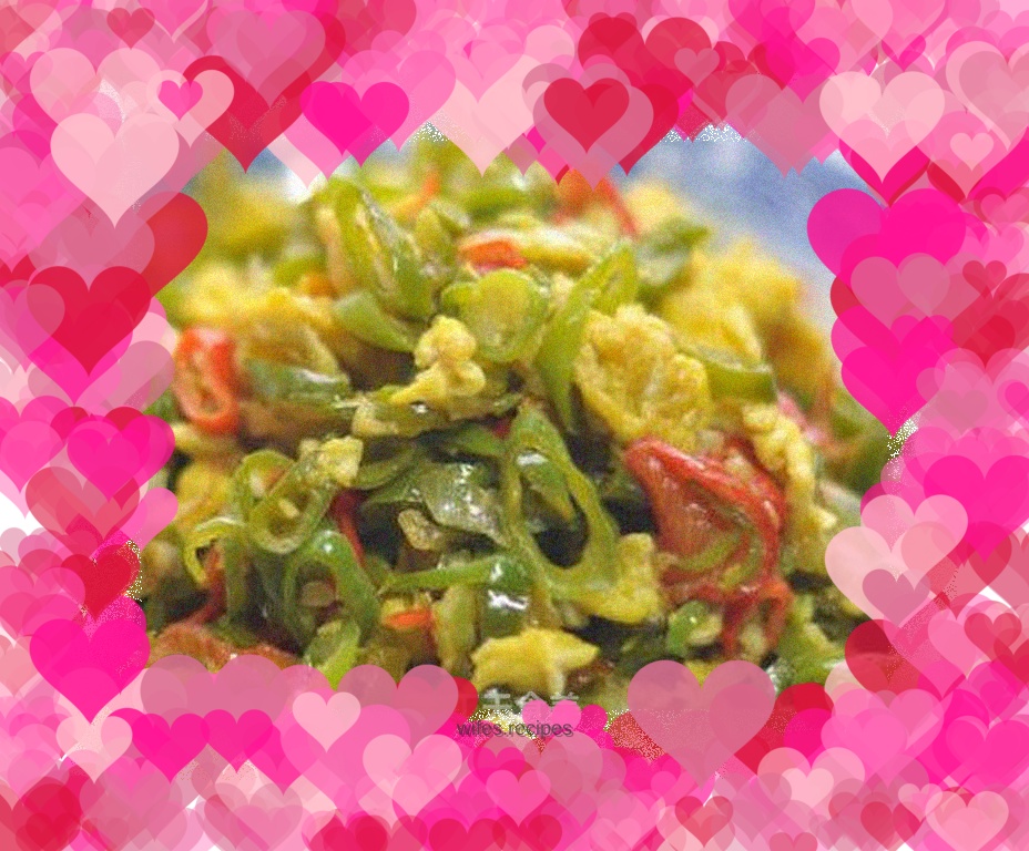 Scrambled Eggs with Qinjiao