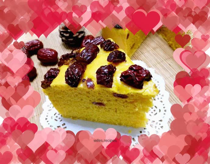 Pumpkin hair cake