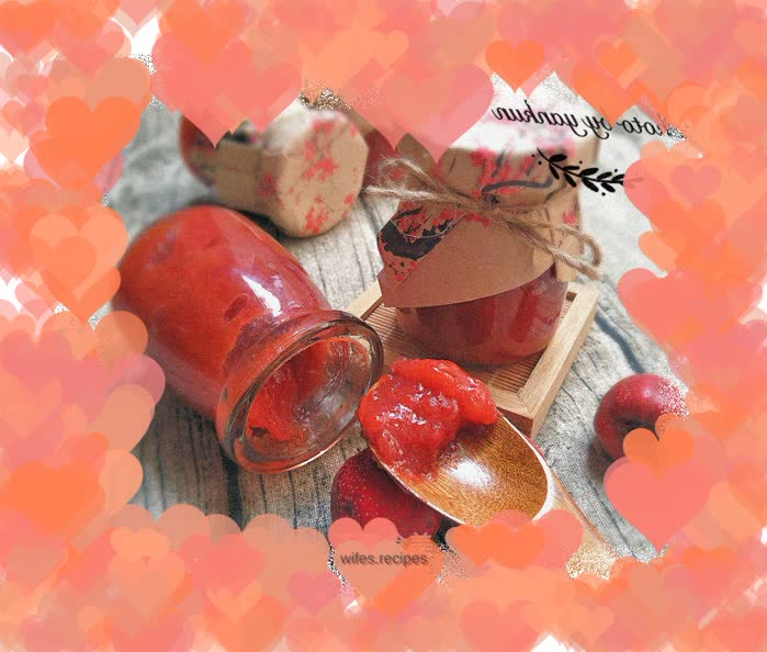 Homemade hawthorn sauce