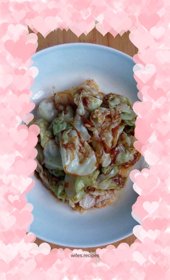 New version of hand-shredded cabbage