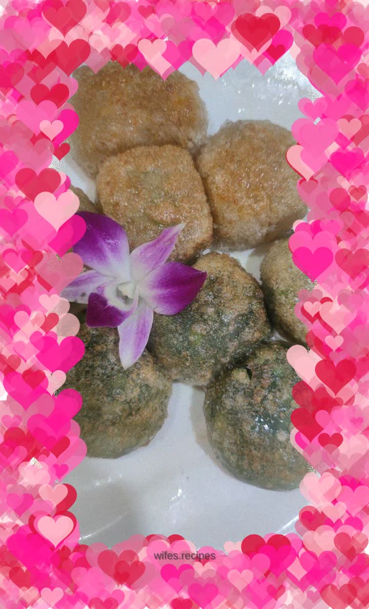 Pan-fried crystal cake