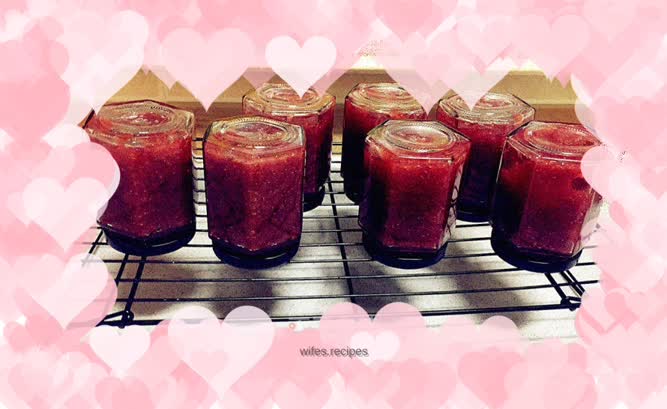 Handmade strawberry jam