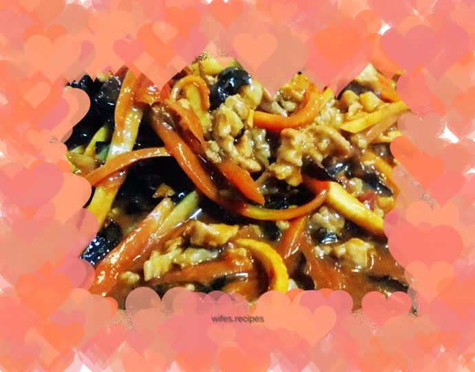 Fish-flavored shredded pork