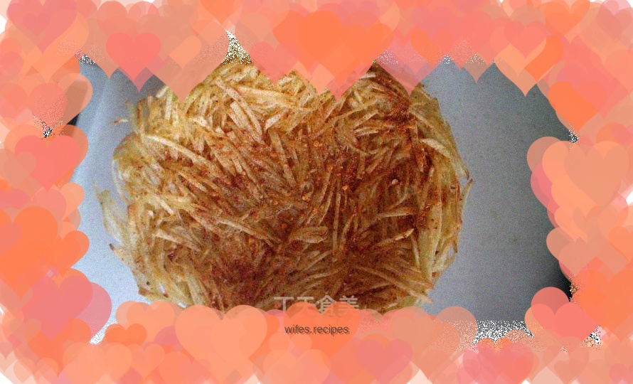 Stir-fried shredded potatoes