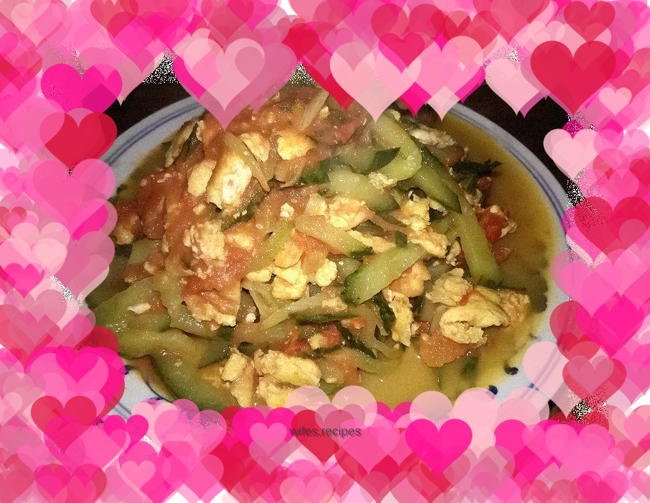 Tomatoes, eggs, cucumbers