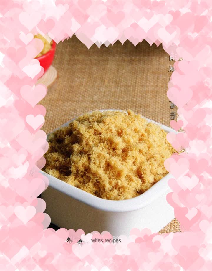 Homemade five-spice pork floss