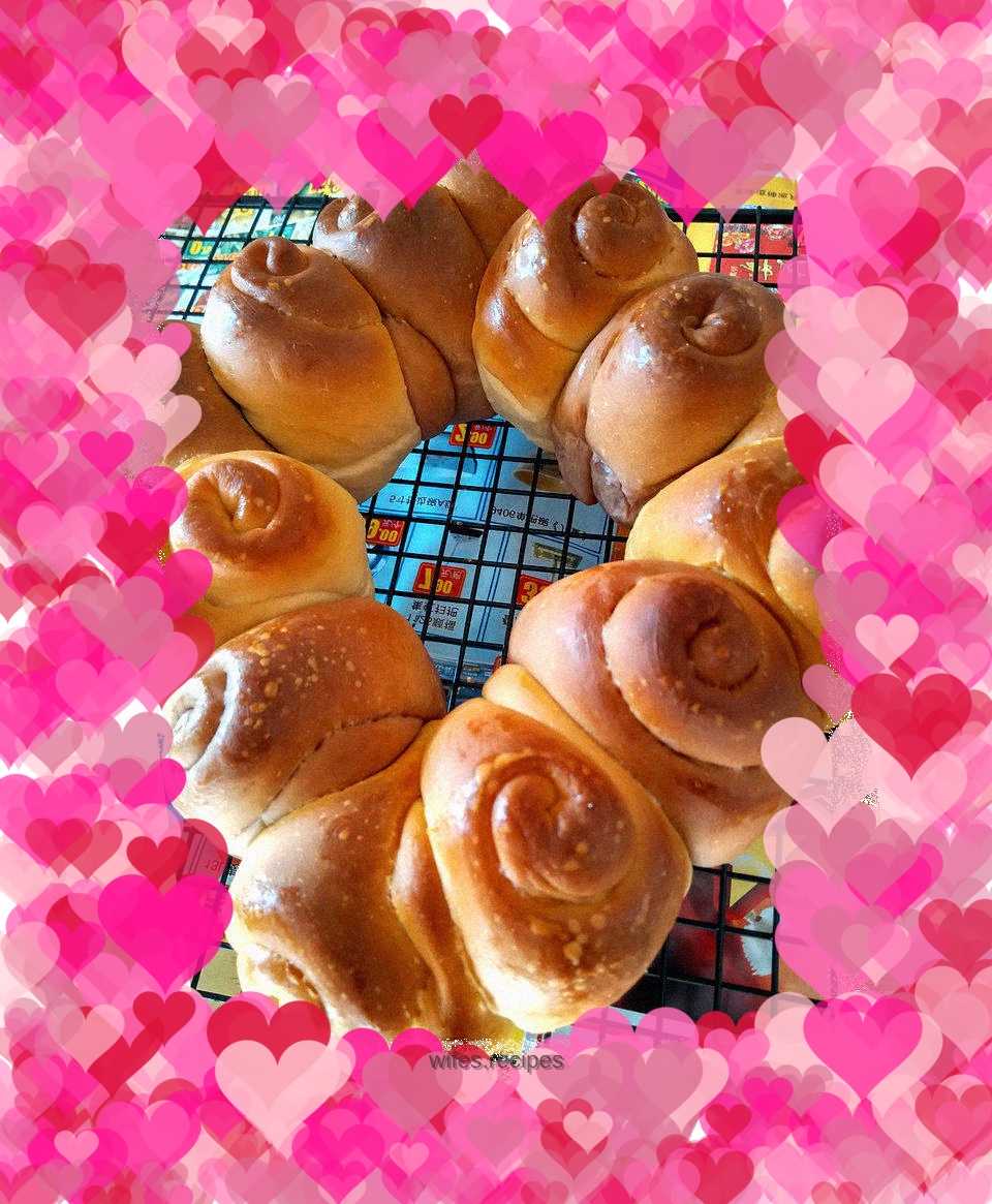 Christmas Rose Bread