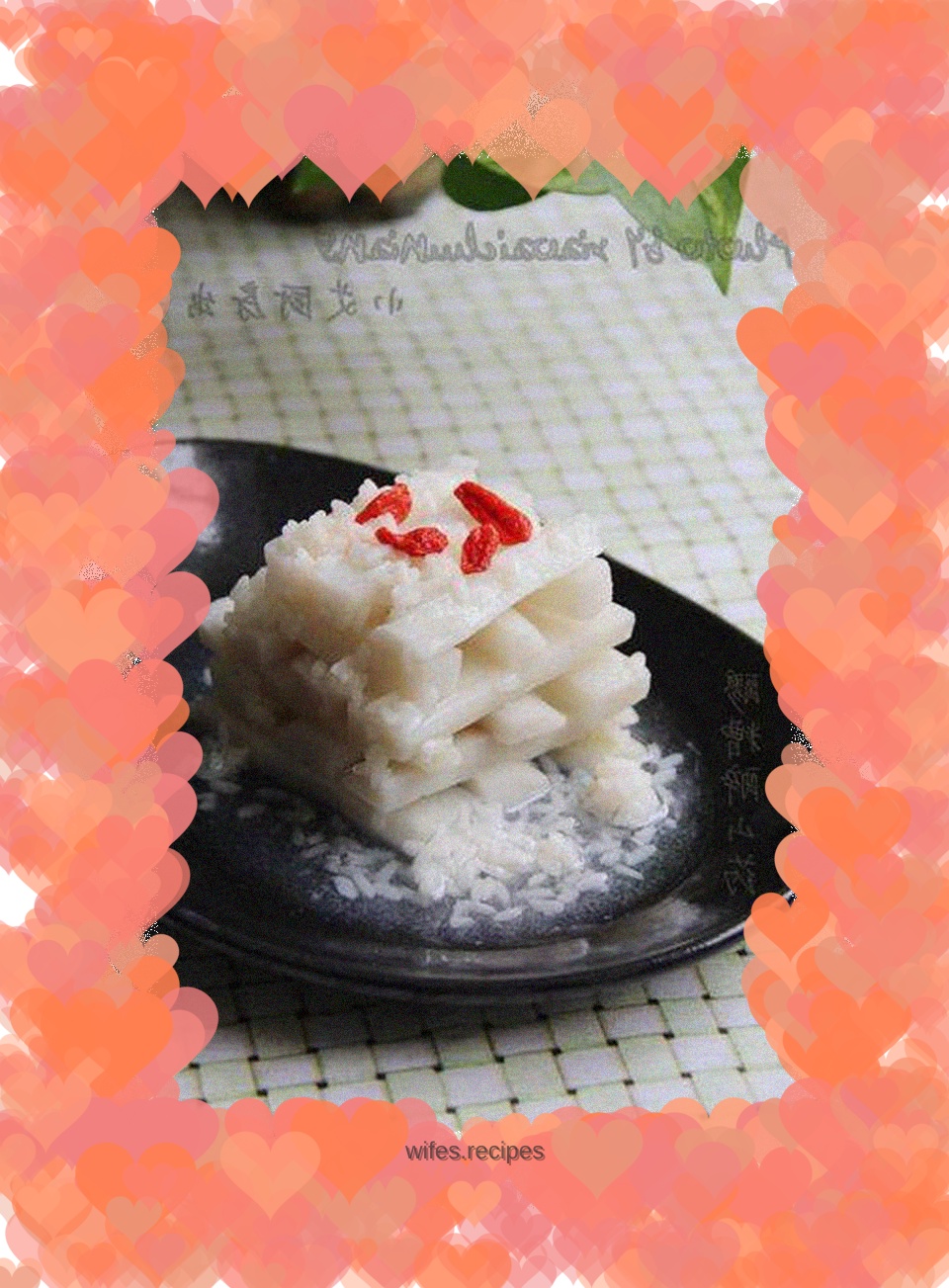 Drunk yam with glutinous rice wine