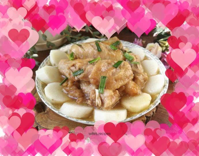 Steamed chicken with yam