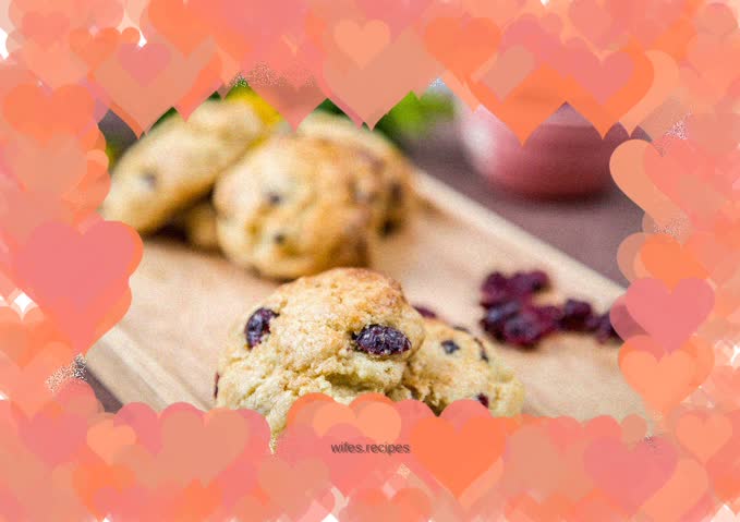 Cranberry Scones (100% Success Bread Machine Version)