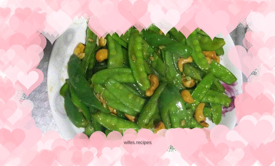 Vegetarian Fried Snow Peas