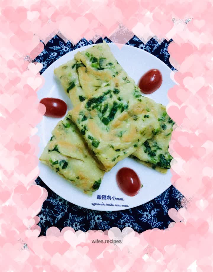 Spinach Egg Pancake