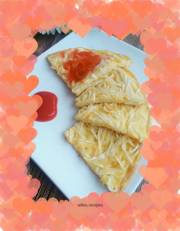 Omelette noodles