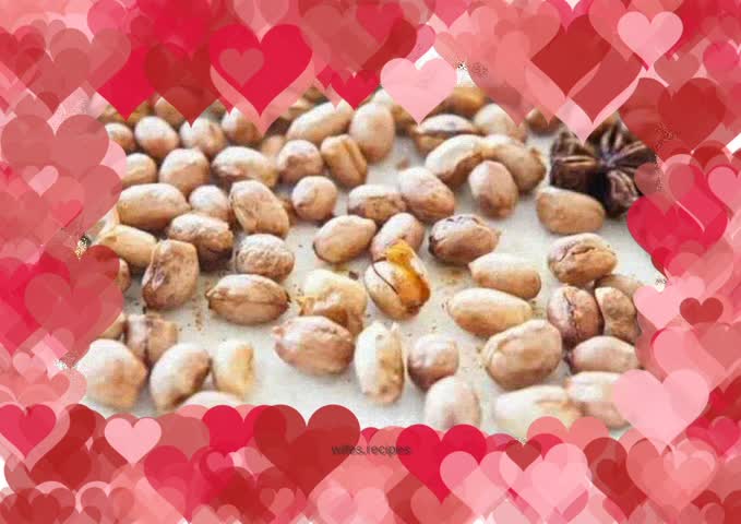 Fried peanuts