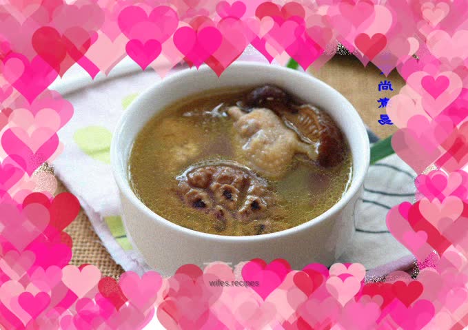 Mushroom stewed chicken