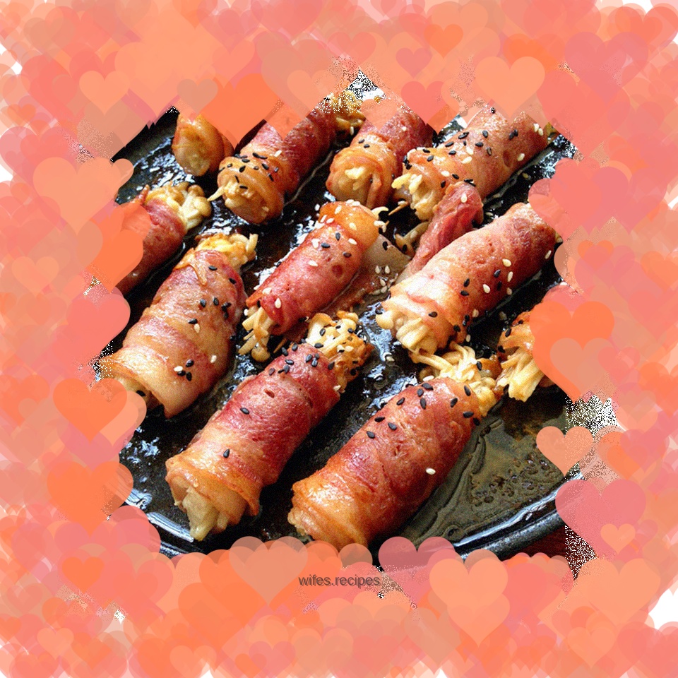 Sizzling Bacon Mushroom Roll