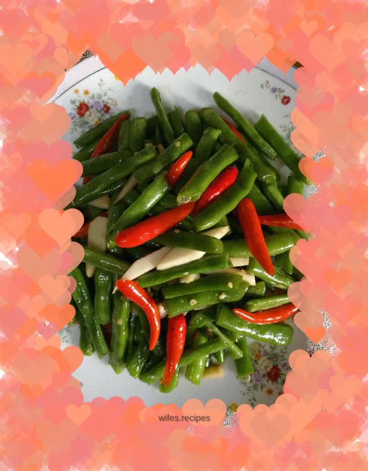 Stir-fried green beans