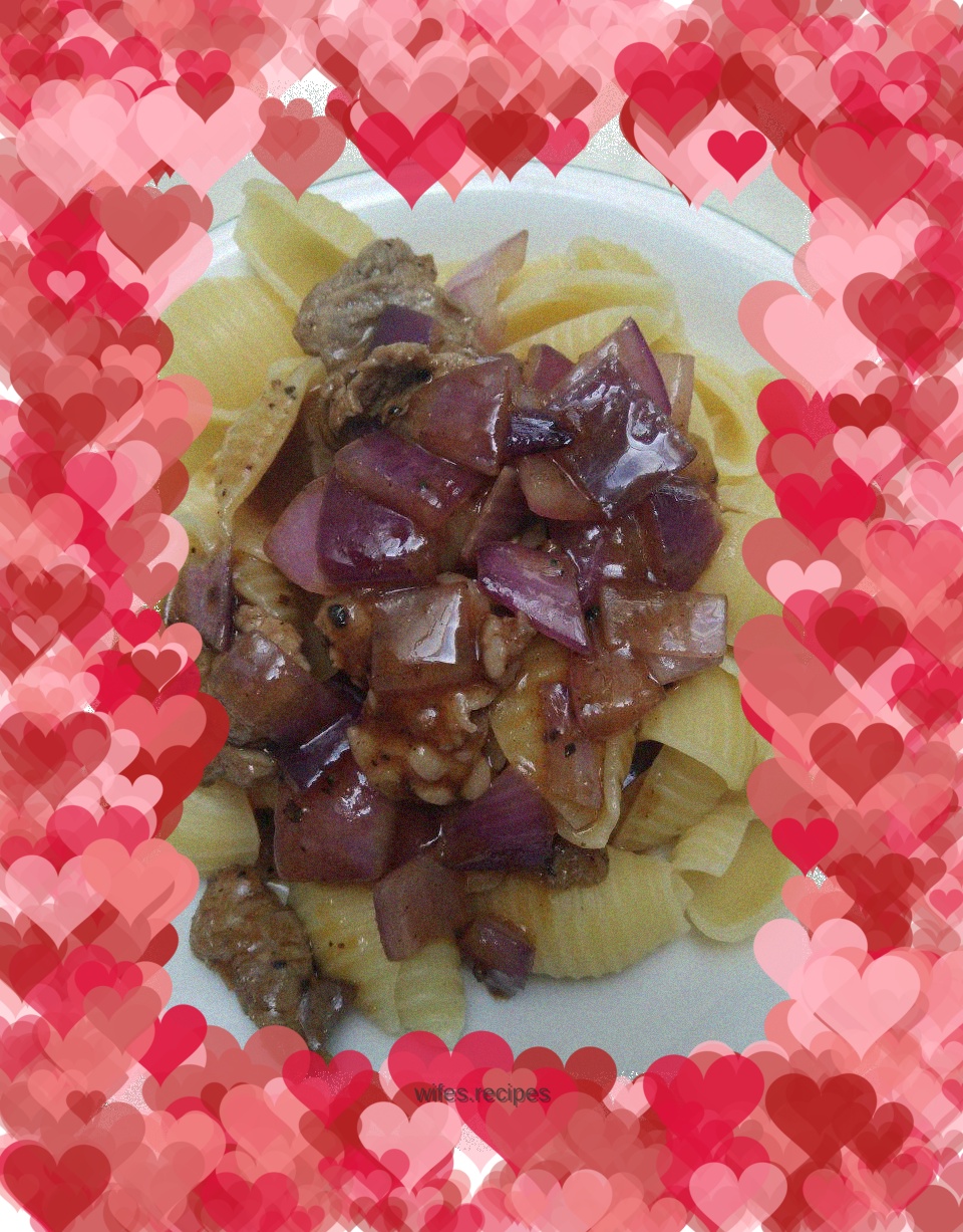 Black Pepper Pork Pasta