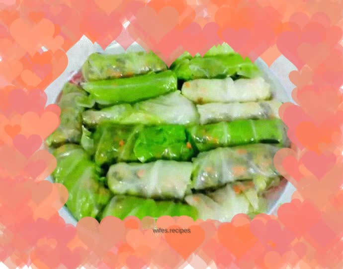 Healthy cabbage rolls