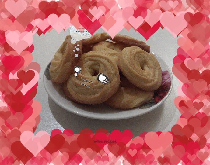 Milky, salty, sweet and crispy original cookies (Ingredients suitable for small ovens, texture that does not disappear)