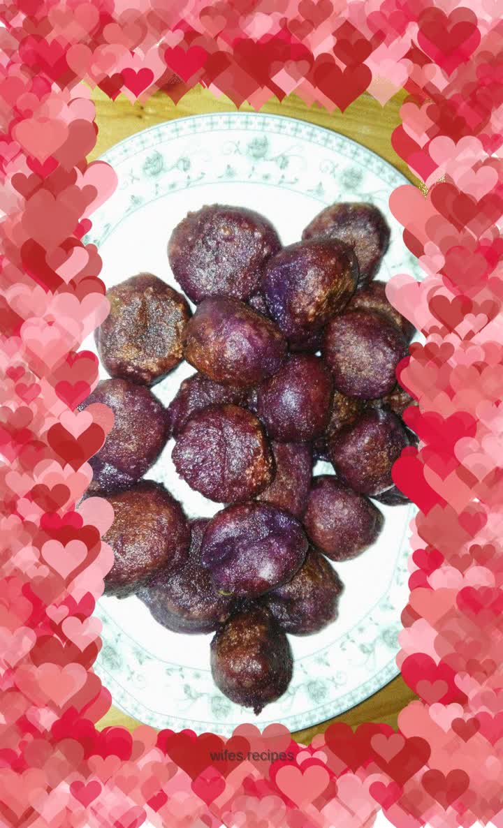 Purple Sweet Potato Balls