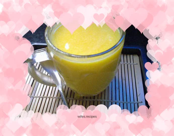 Milky Pumpkin and Corn Drink