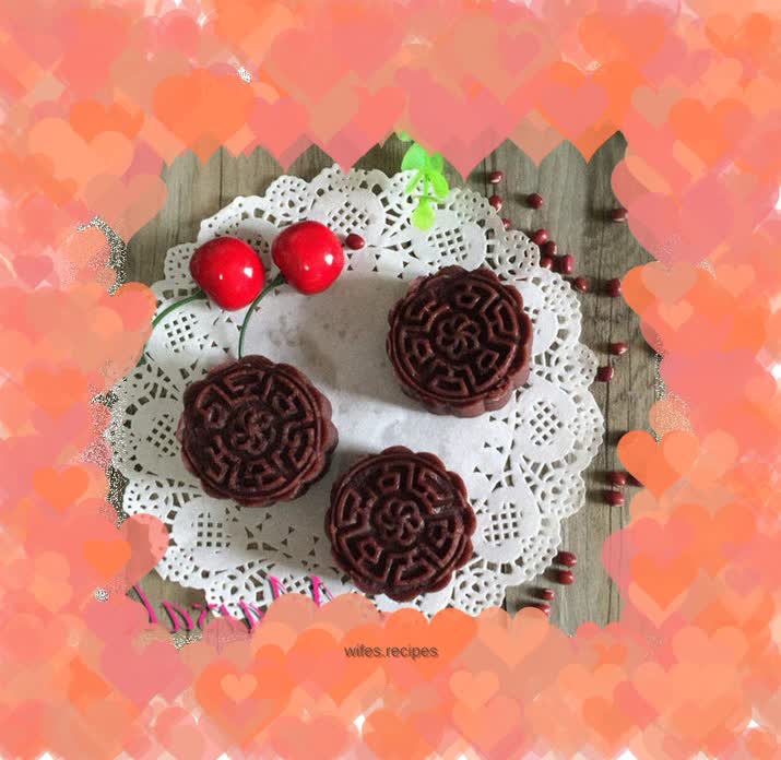 Homemade red bean paste