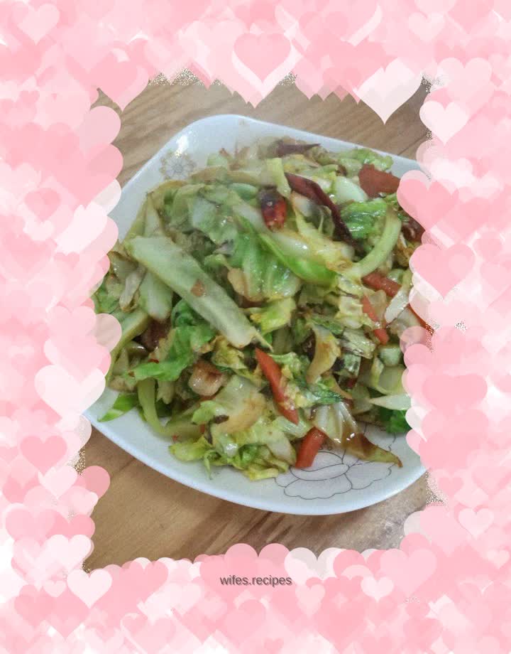 Stir-fried beef cabbage