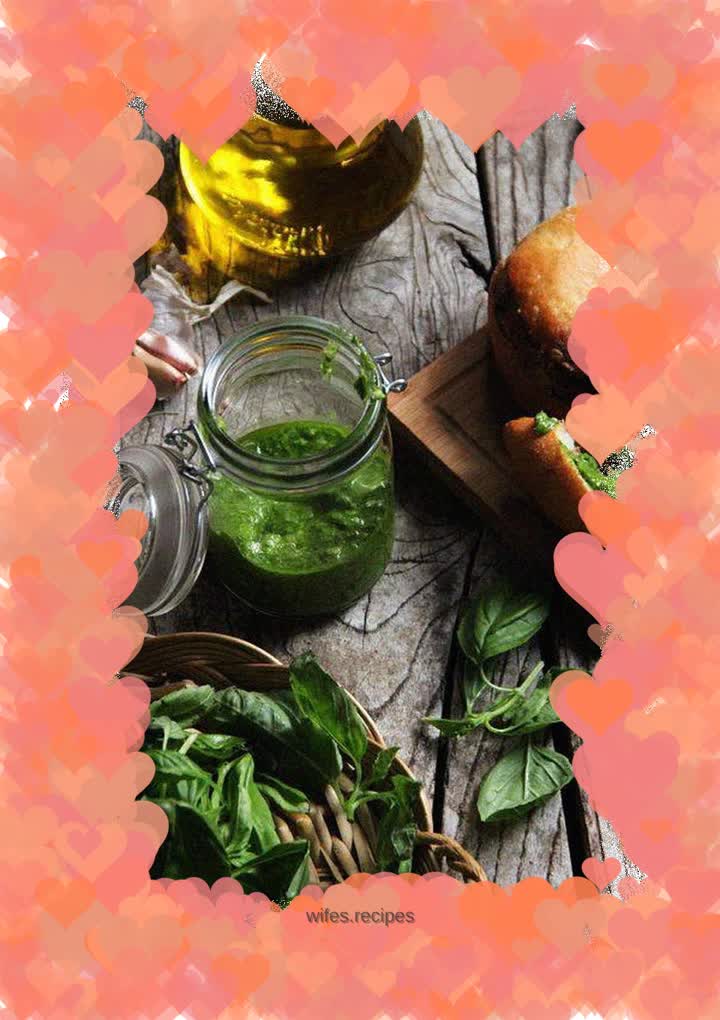 Fresh and rich --- Homemade Pesto Pesto